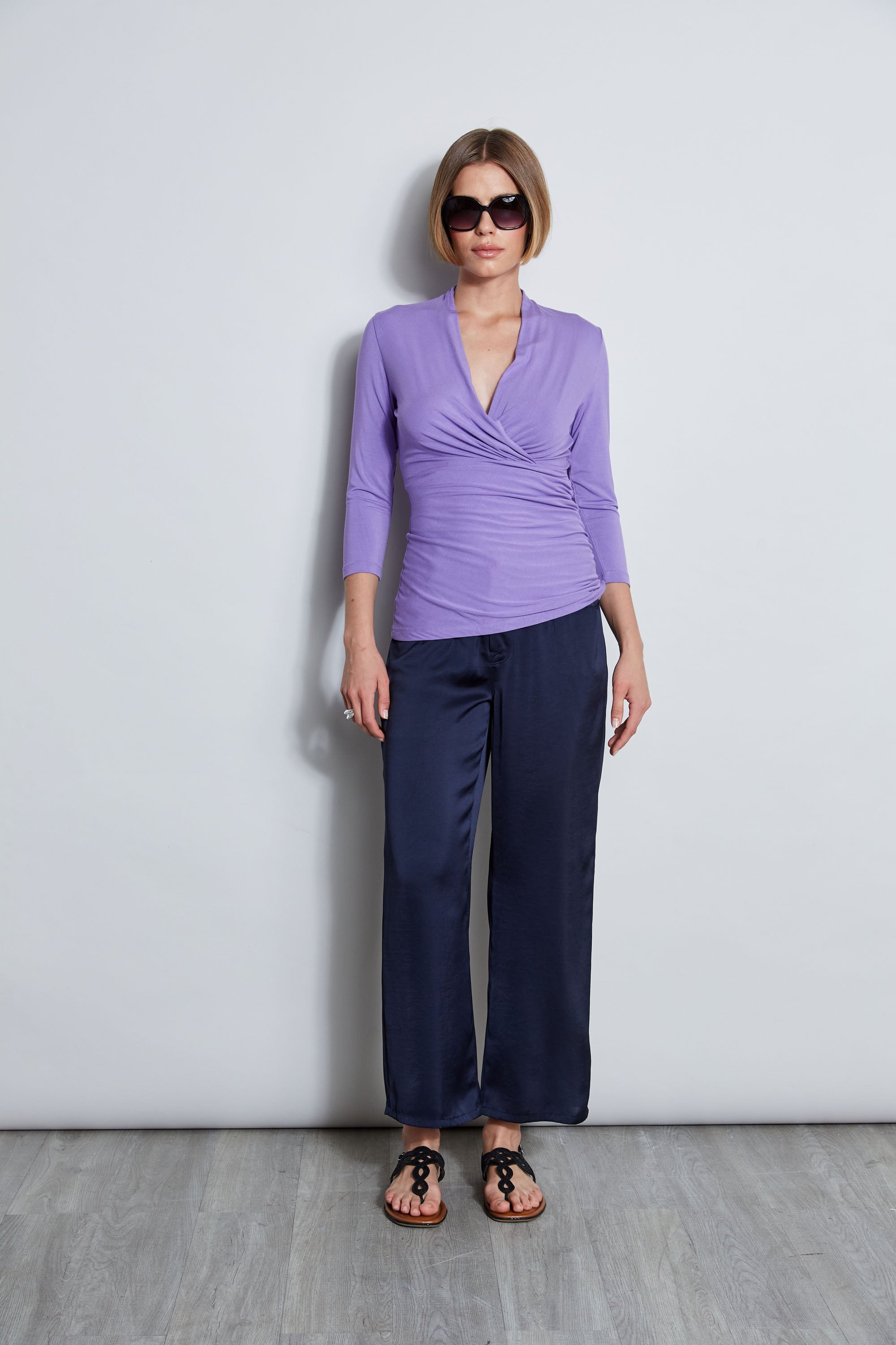 Mock Wrap Knit