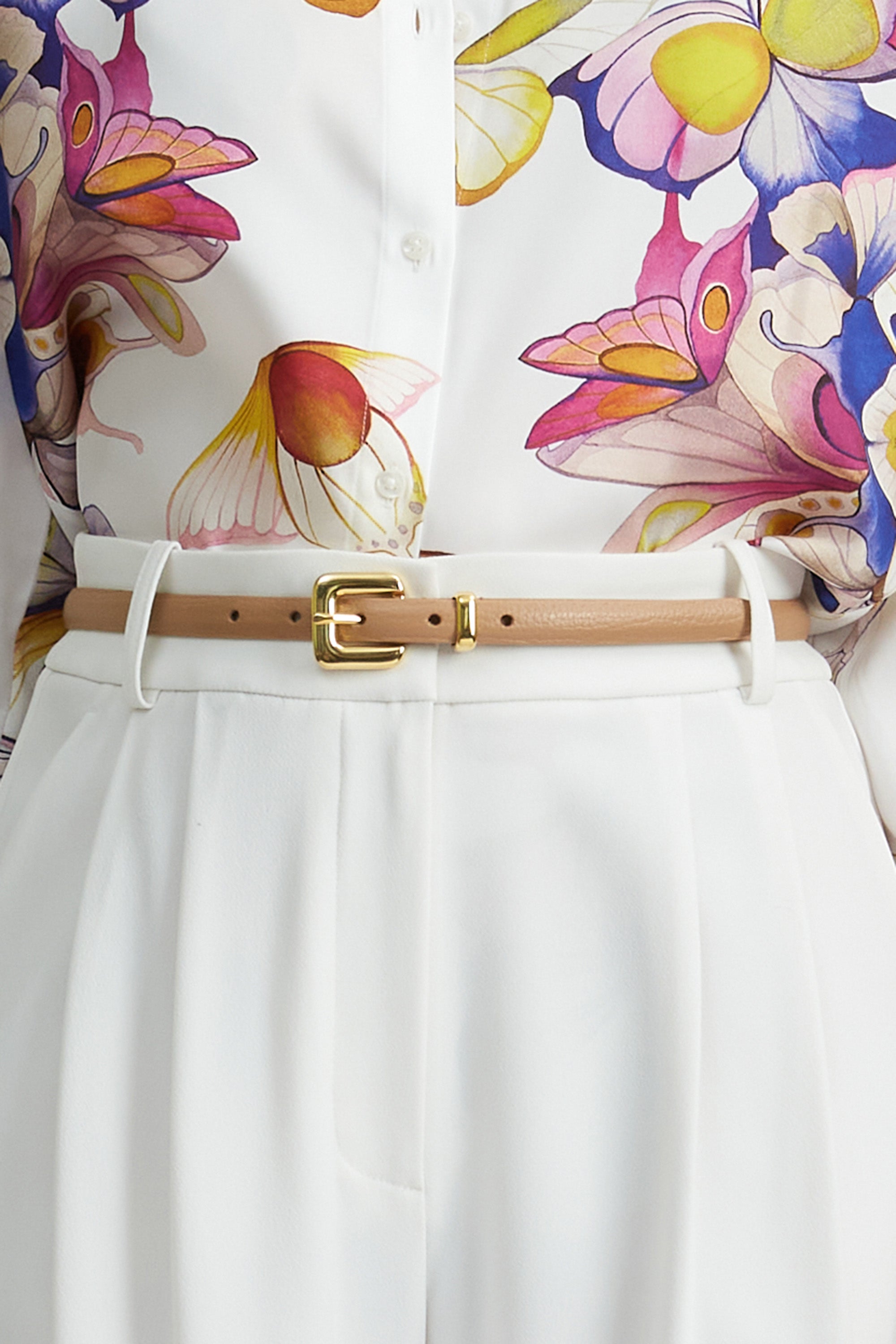 Skinny Leather Belt