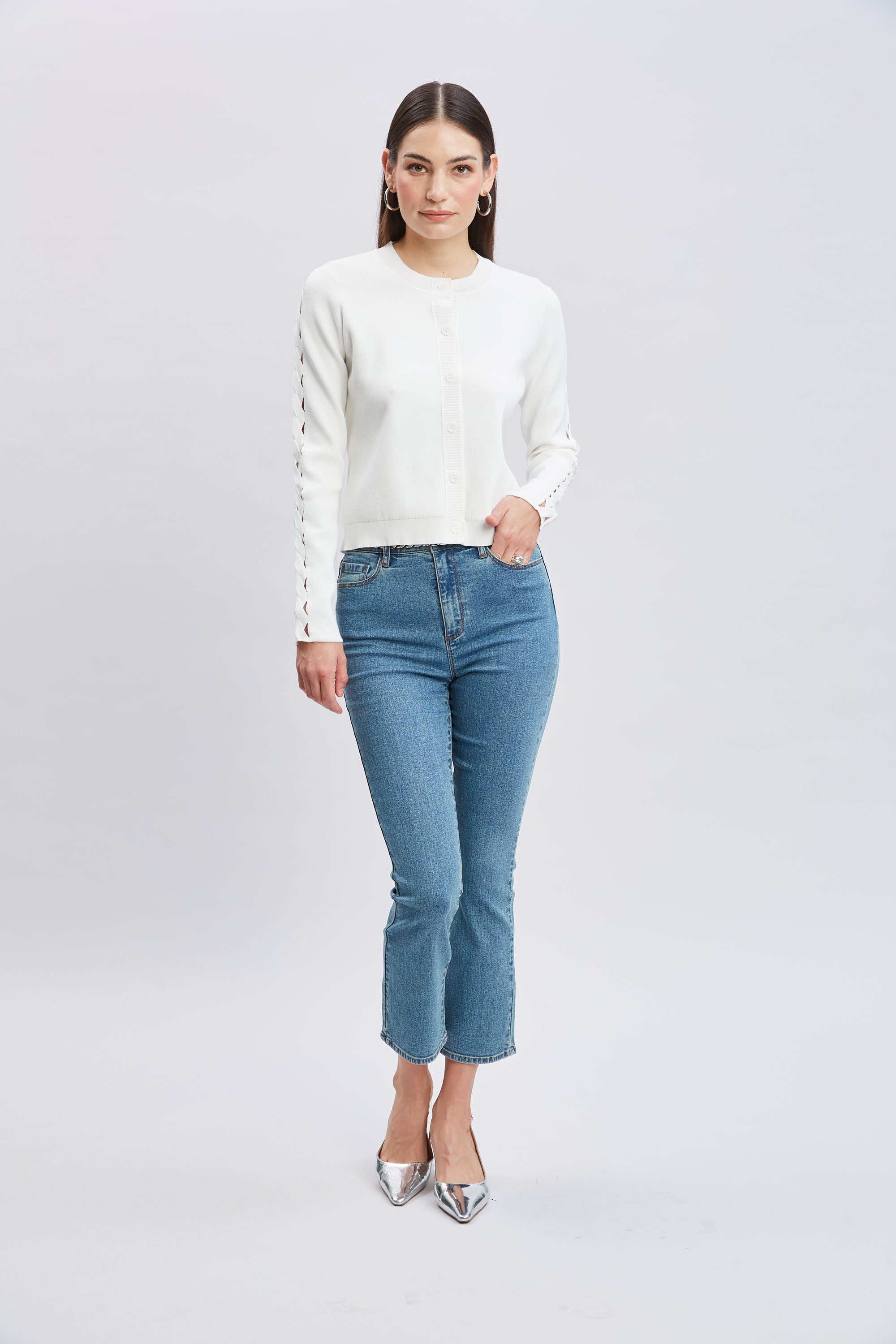 Cut Out Cardigan