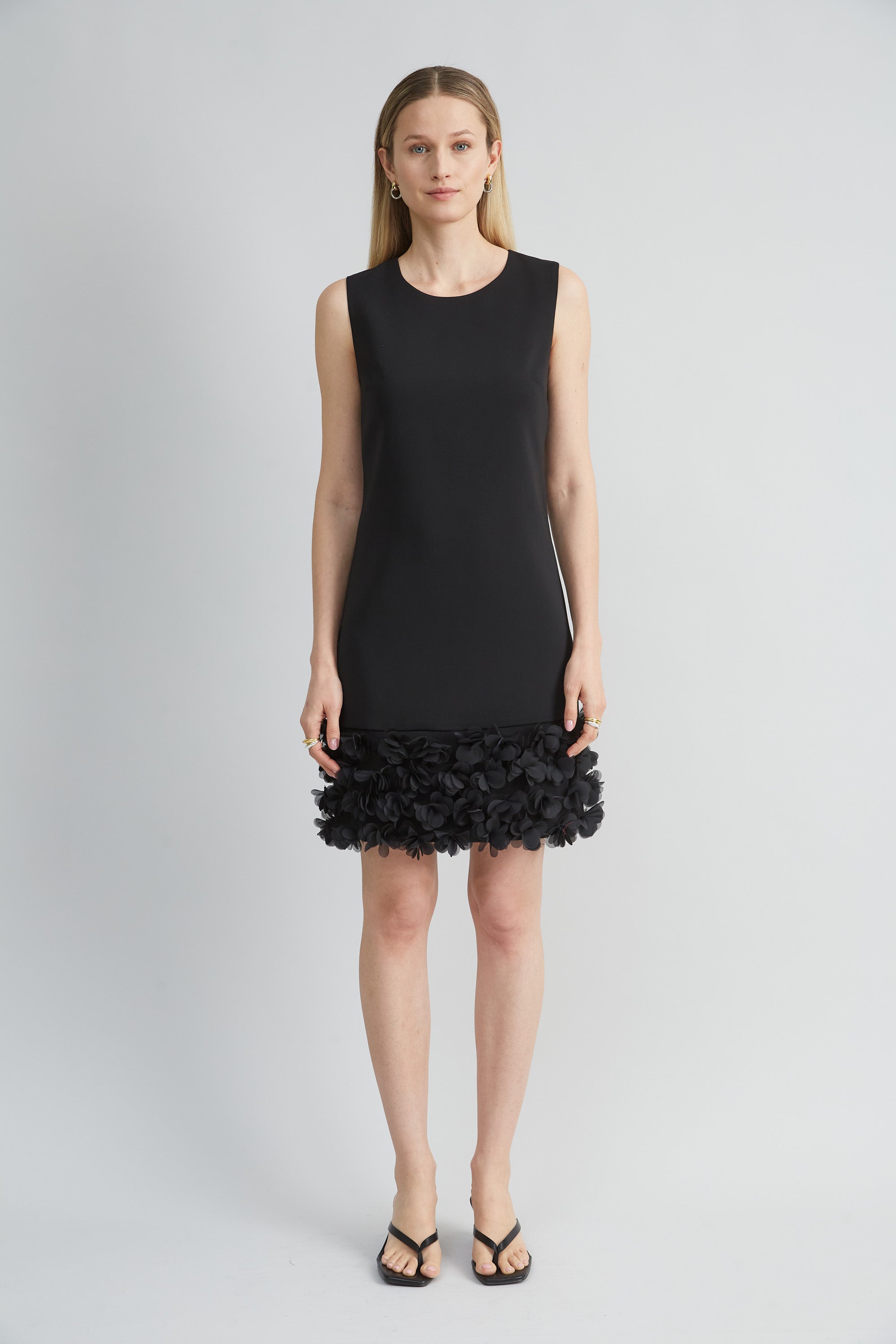 Floral Hem Shift Dress