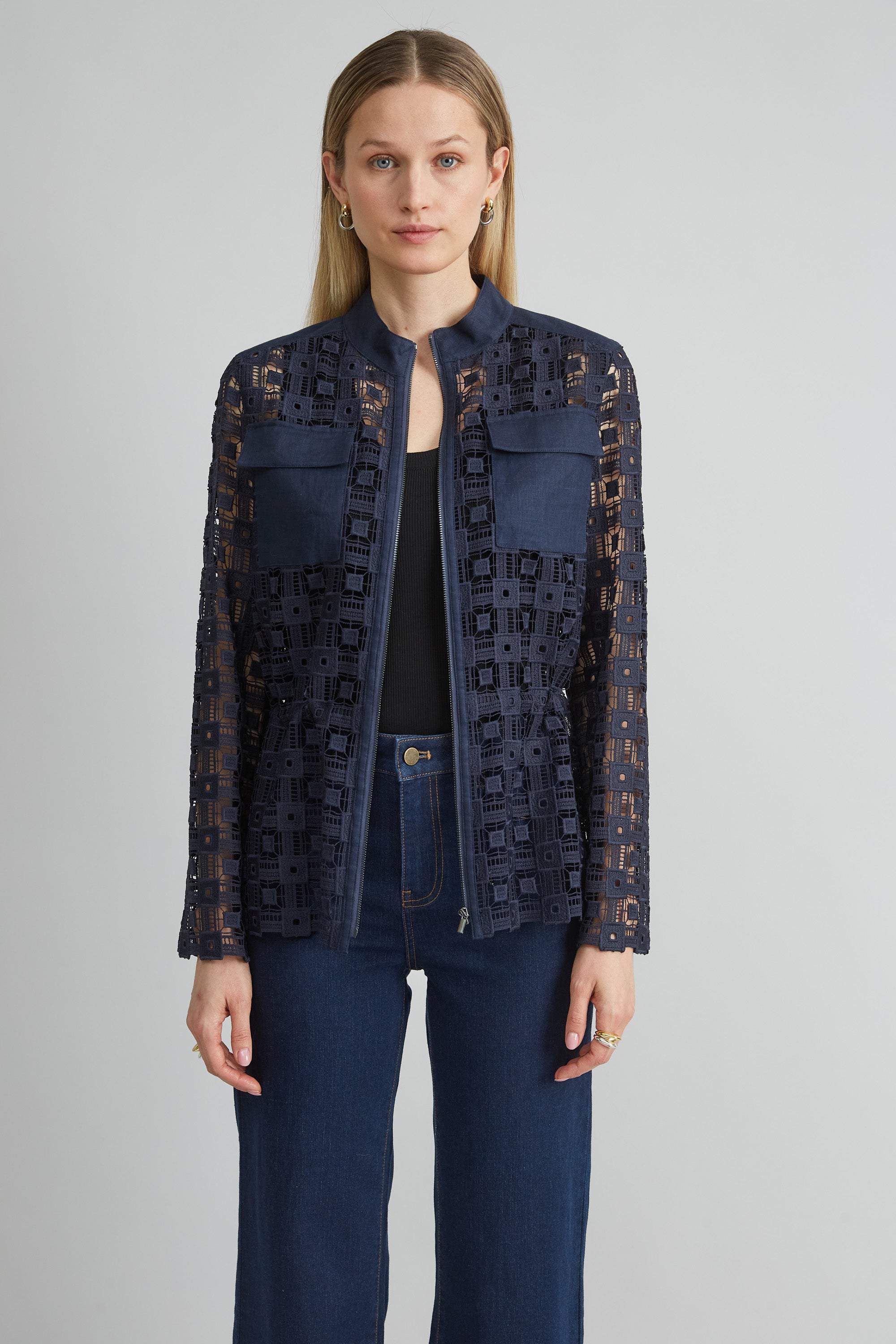 Lace Utility Jacket