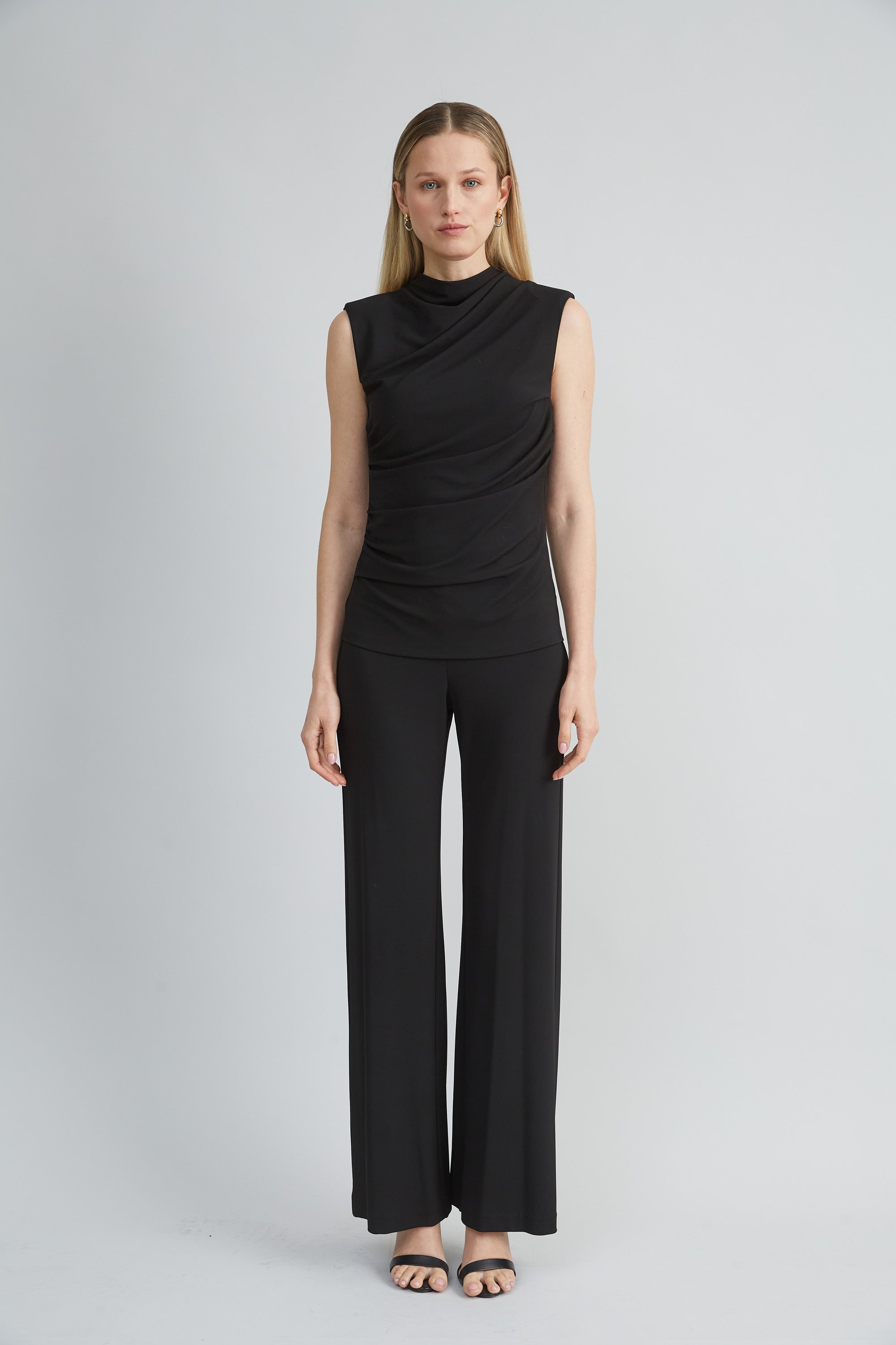 Matte Jersey Wide Leg Pant