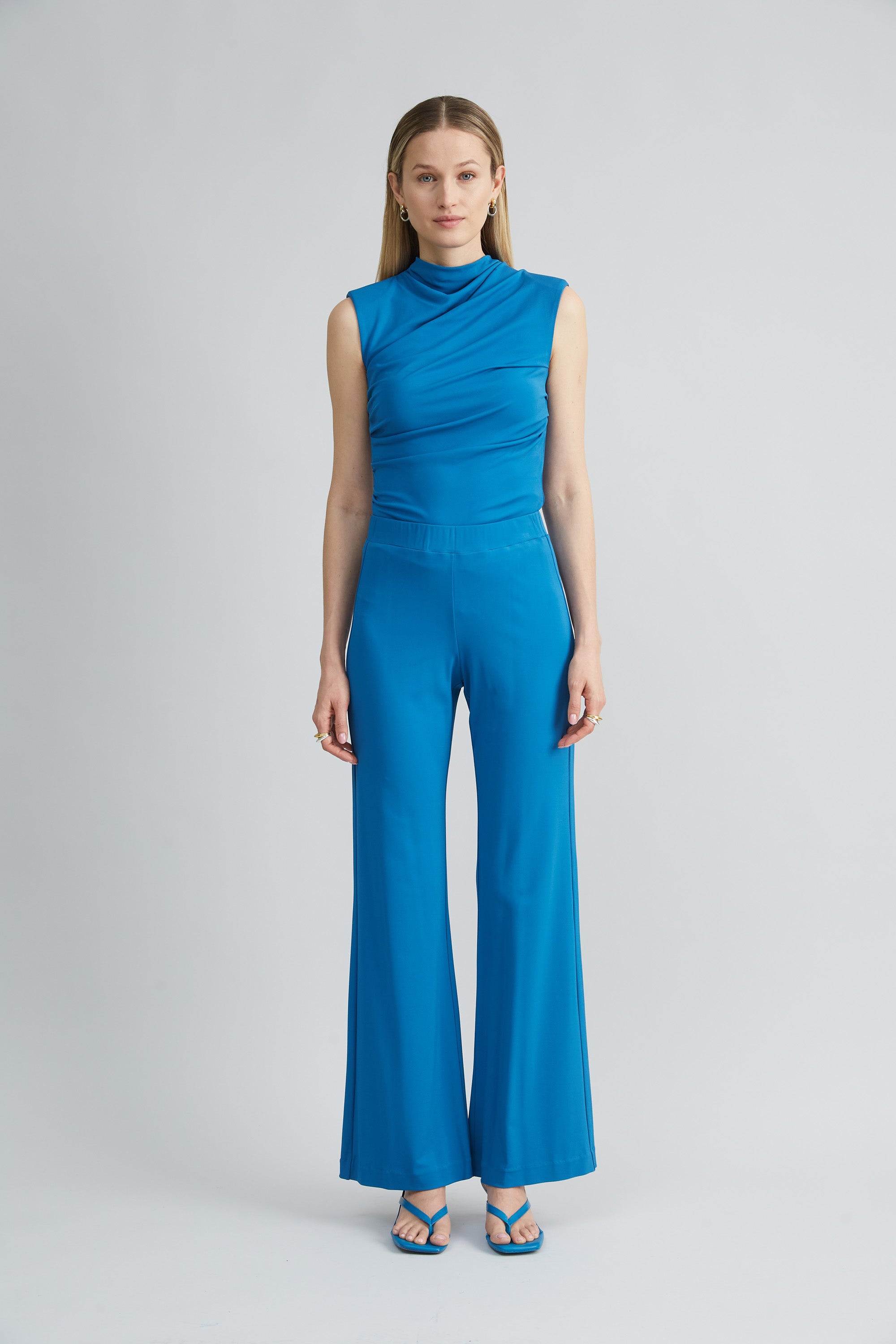 Matte Jersey Wide Leg Pant