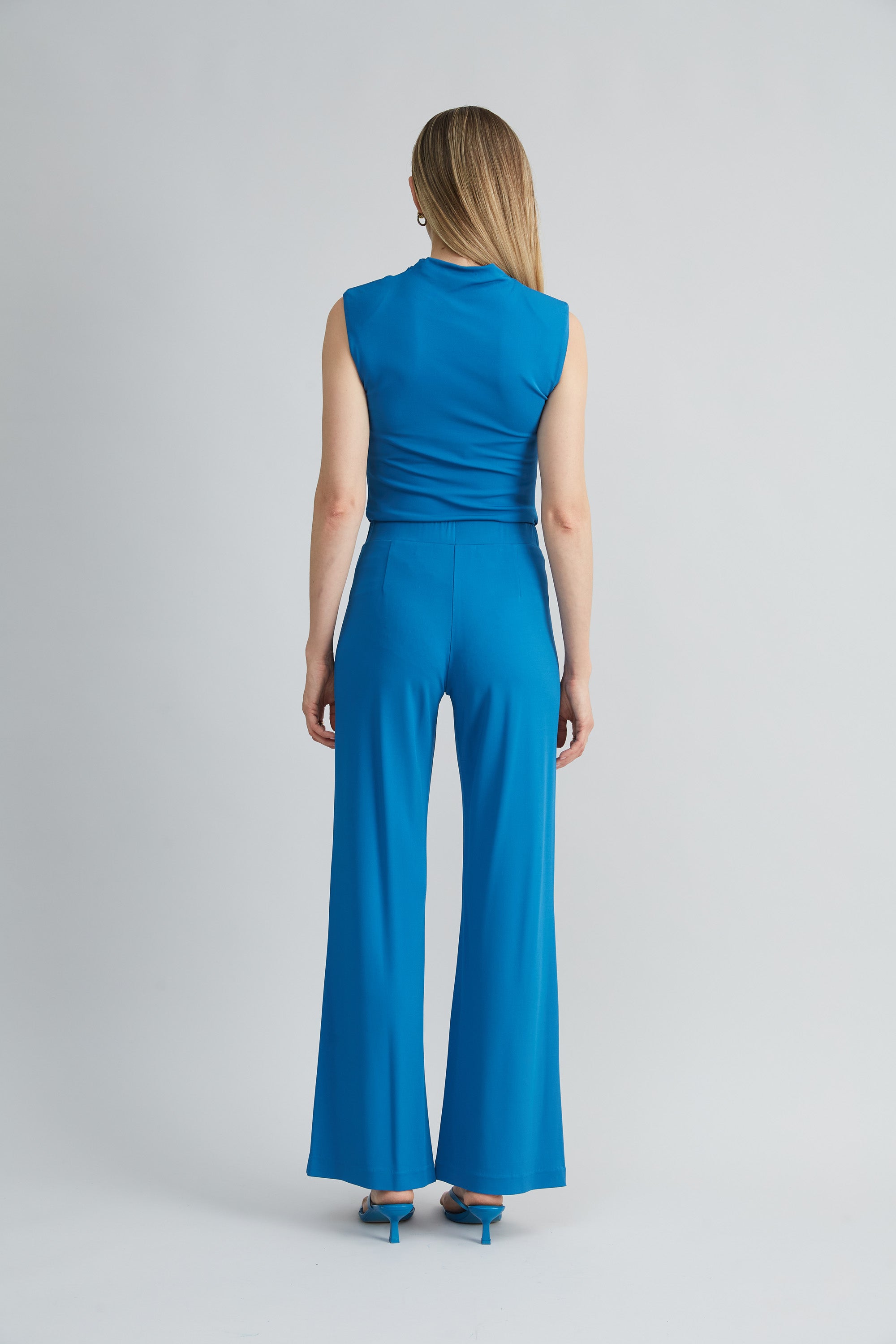 Matte Jersey Wide Leg Pant