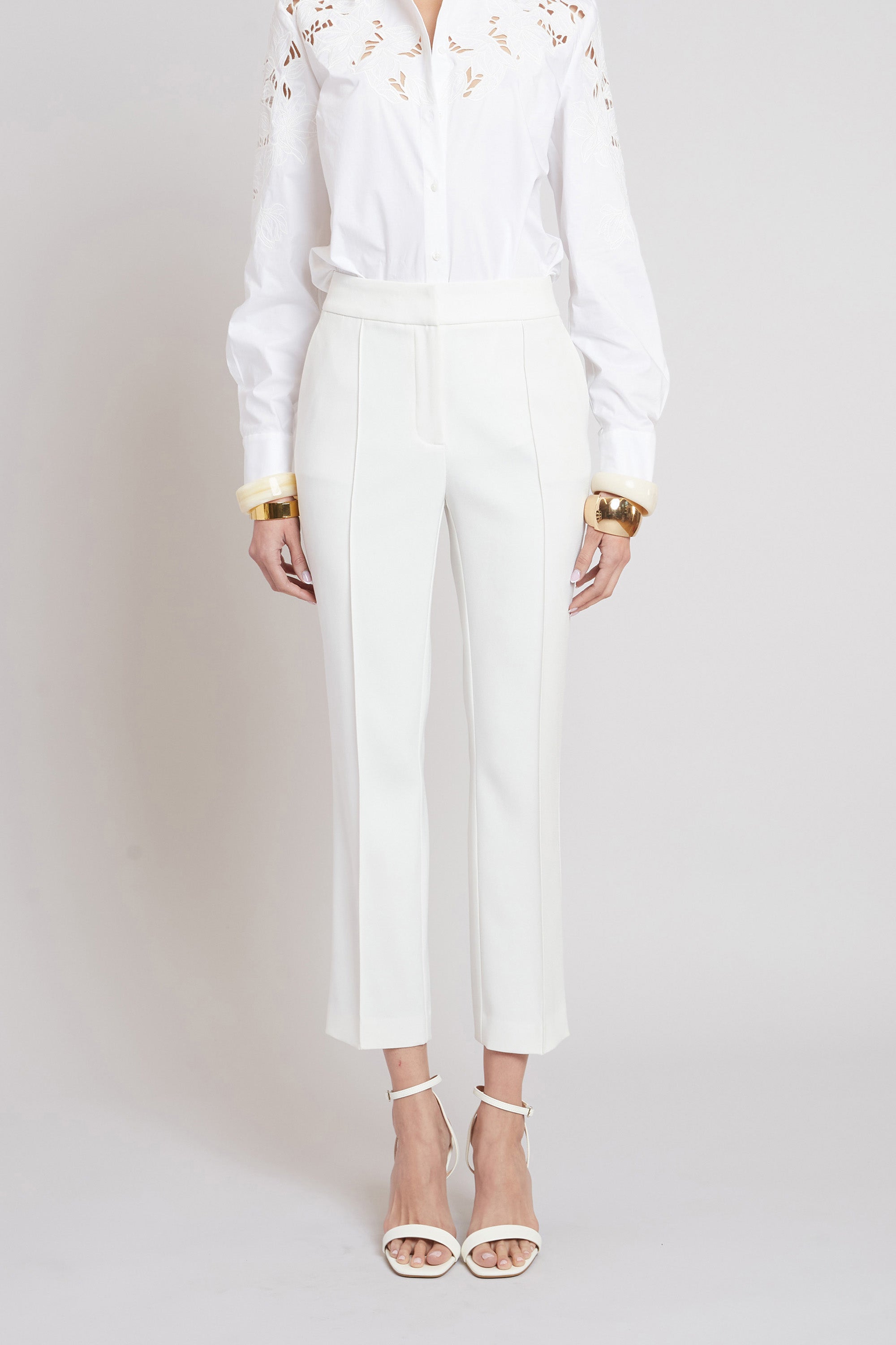 Micro Flare Crepe Pant