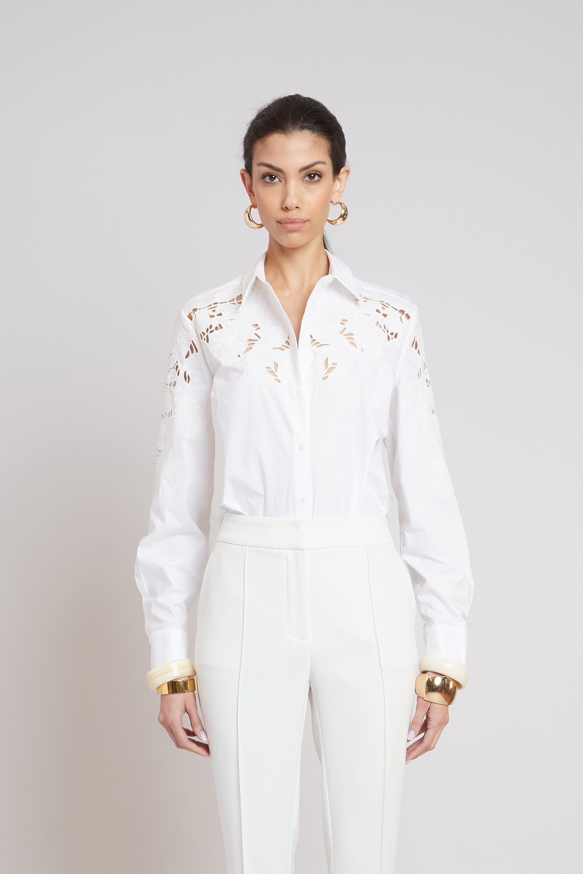 Openwork Cotton Shirt