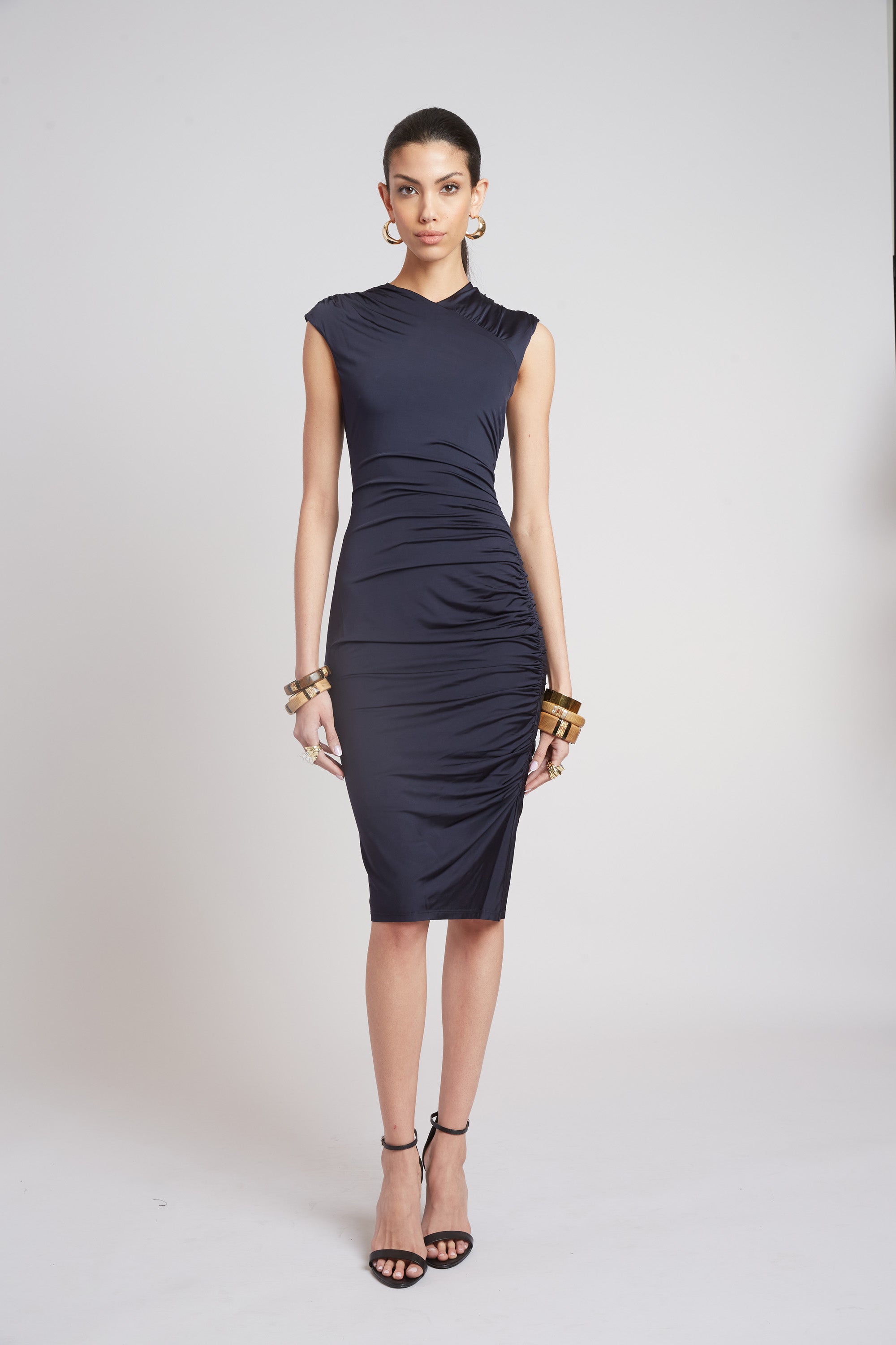 Ruched Jersey Dress