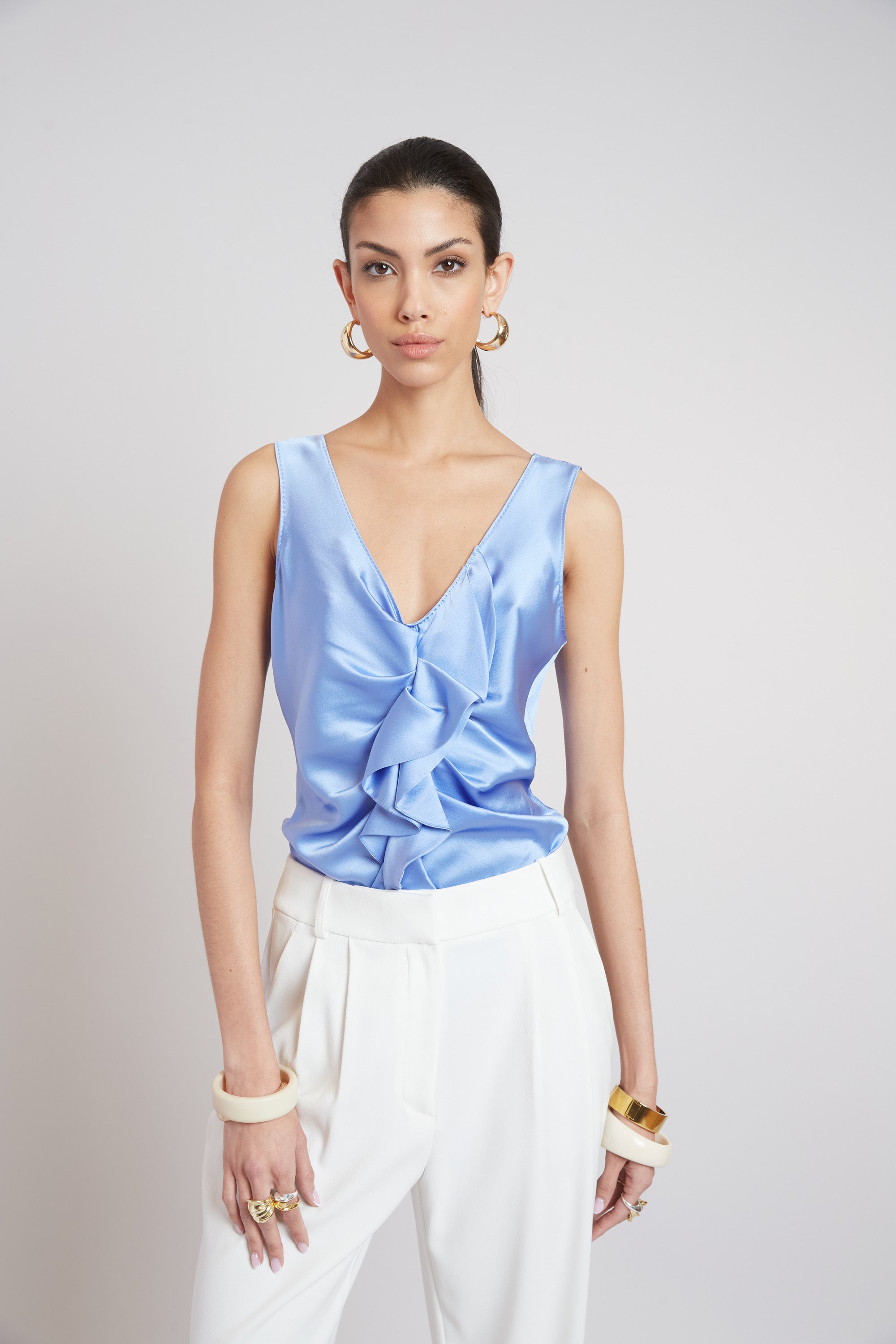 Silk Cascade Top