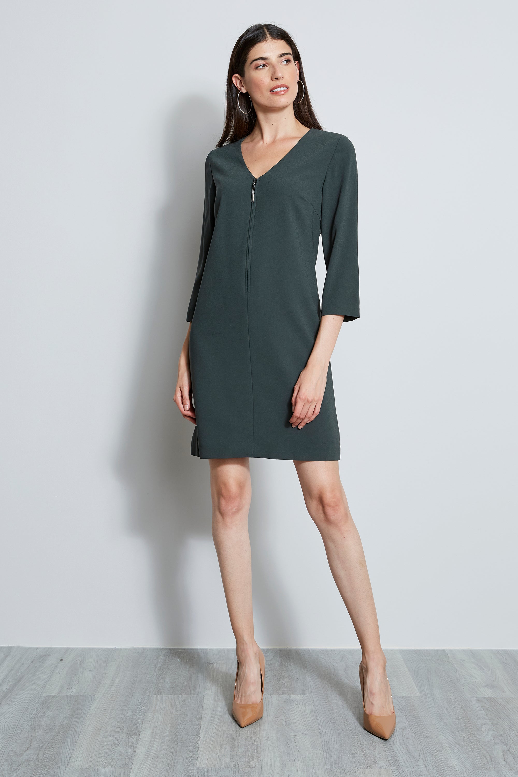 Zip Shift Dress